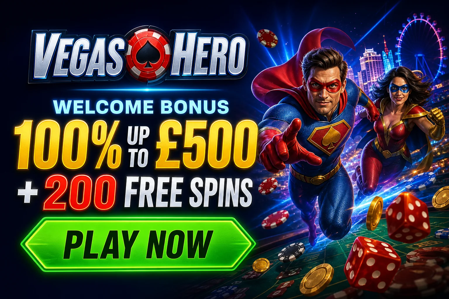 Vegas Hero casino promotion